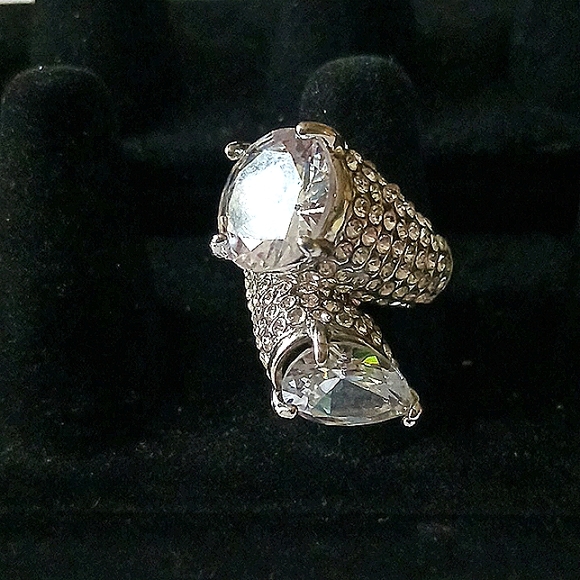 UNIQUE ROUND/OVAL RING SIZE 8 - Picture 7 of 7